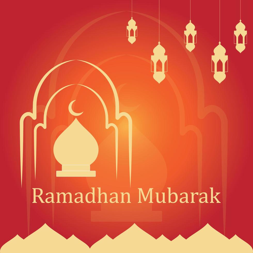 ramadhan logo hintergrund symbol vektor illustration