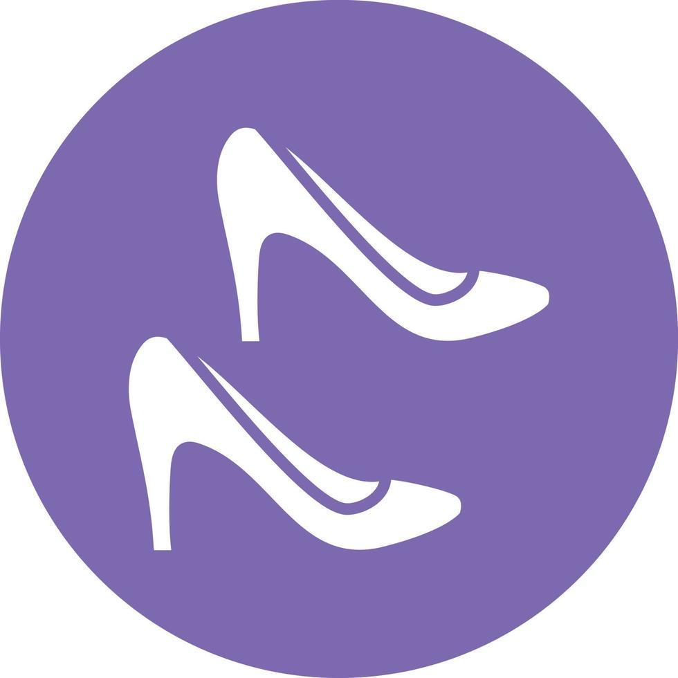 High Heels Icon-Stil vektor