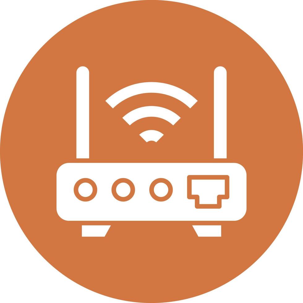 wifi-router ikon stil vektor