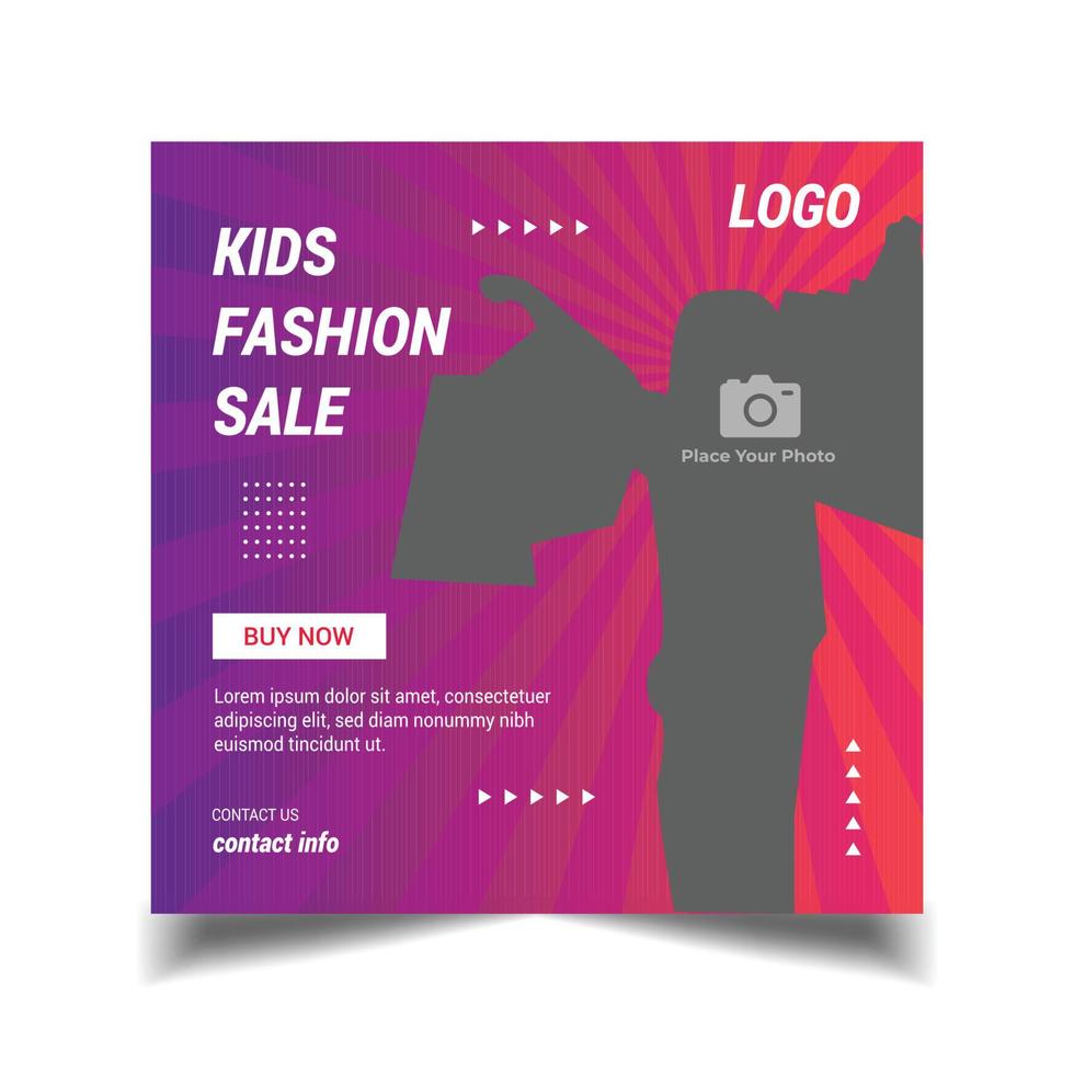 mode försäljning sociala medier post mall, abstrakta fyrkantiga flygblad mallar vektor