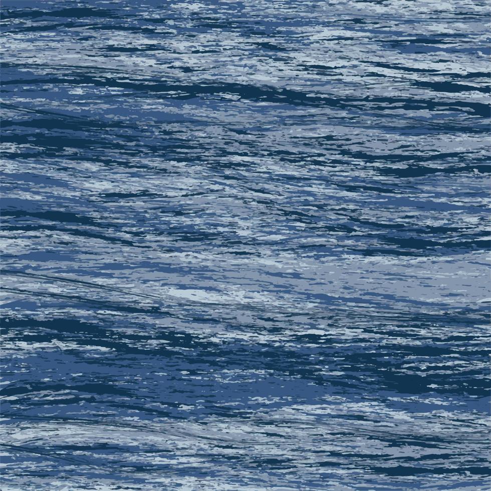 Kunst des blauen Unterwasser-Marine-Meer-Schlachtfeldgeländes abstraktes Tarnmuster Militärhintergrund geeignet für Druckstoff vektor