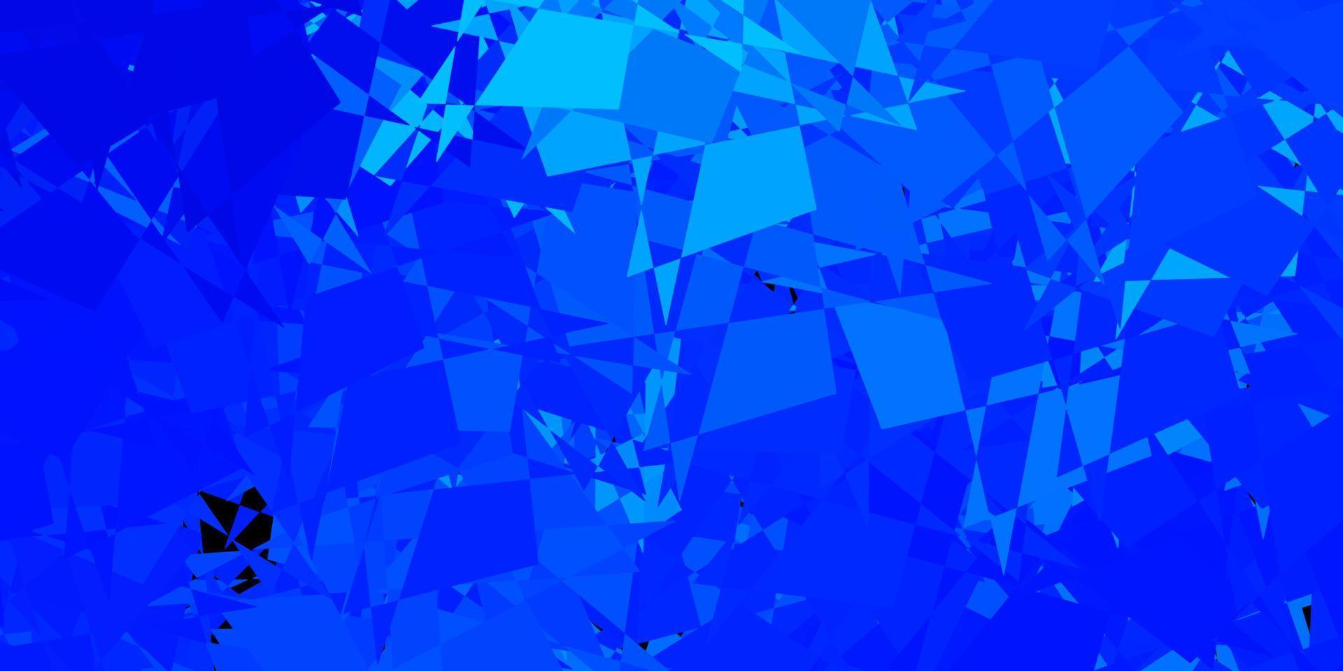 ljusblå vektormall med abstrakta former. vektor