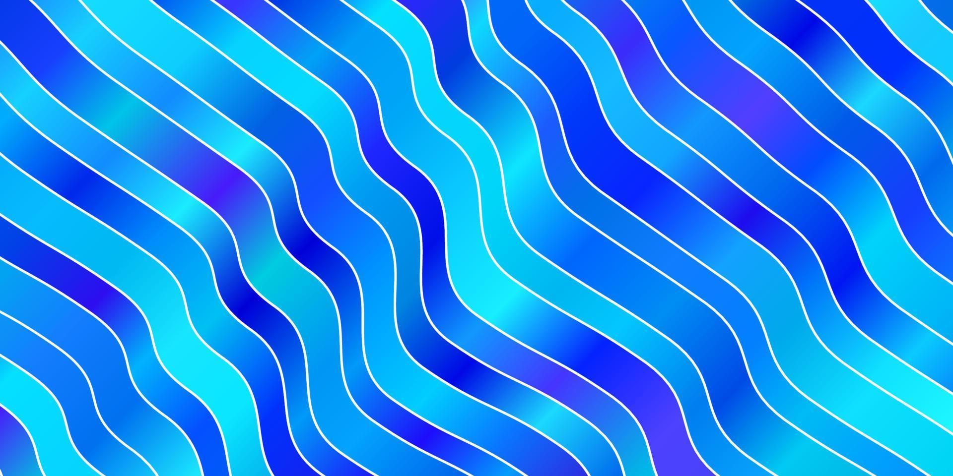 hellrosa, blaue Vektorschablone mit Kurven. vektor