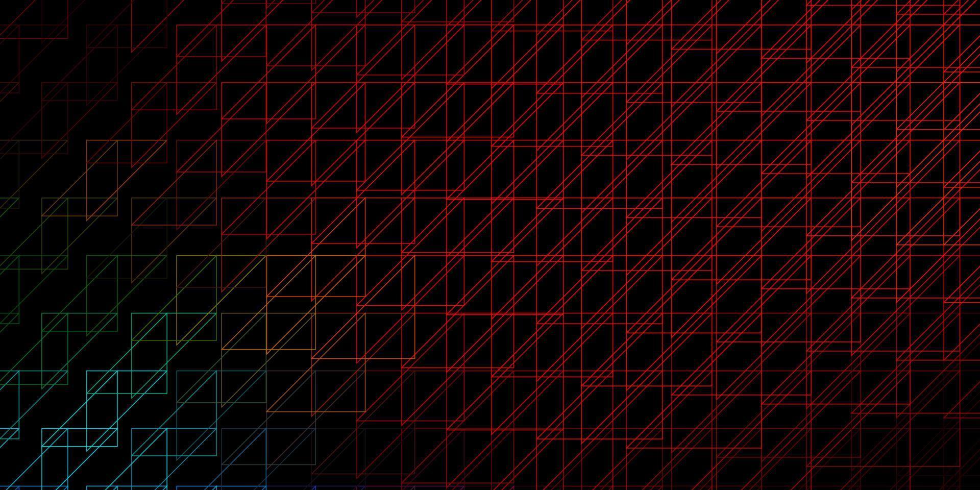 mörk flerfärgad vektorlayout med linjer. vektor