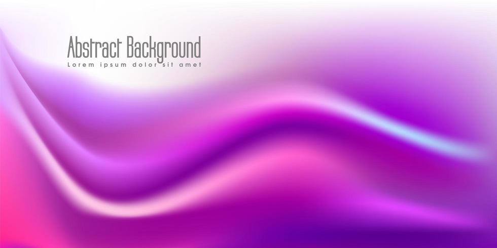 Flüssige Form der Welle im purpurroten Farbhintergrund vektor