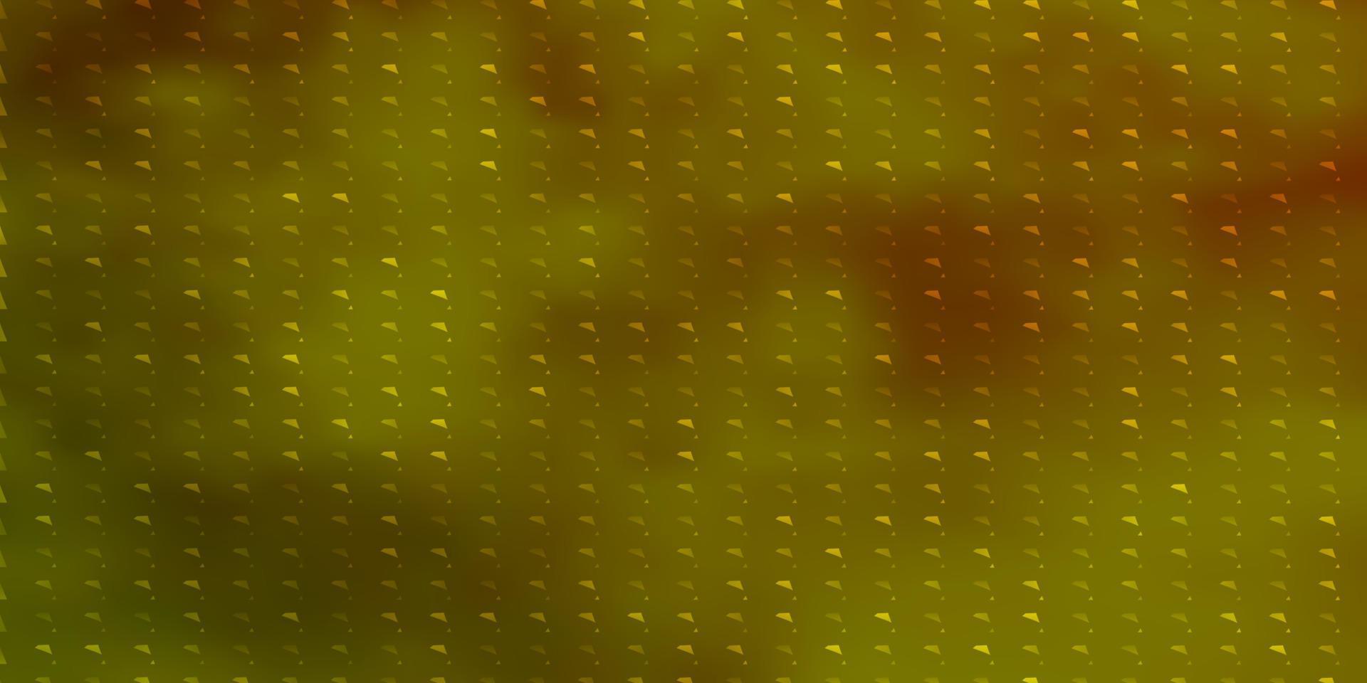 hellgrünes, gelbes Vektormuster im quadratischen Stil. vektor