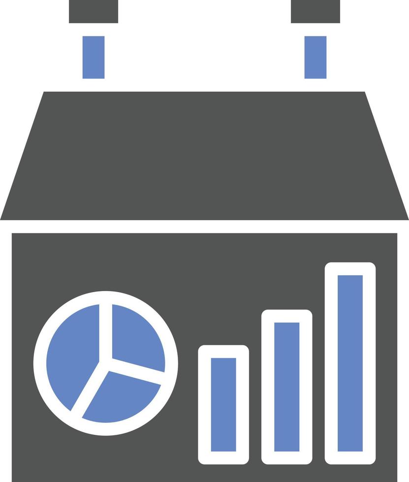 Symbolstil für Hausstatistiken vektor