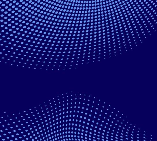 Blå abstrakt vektorblå bakgrund med halvton prickar vektor