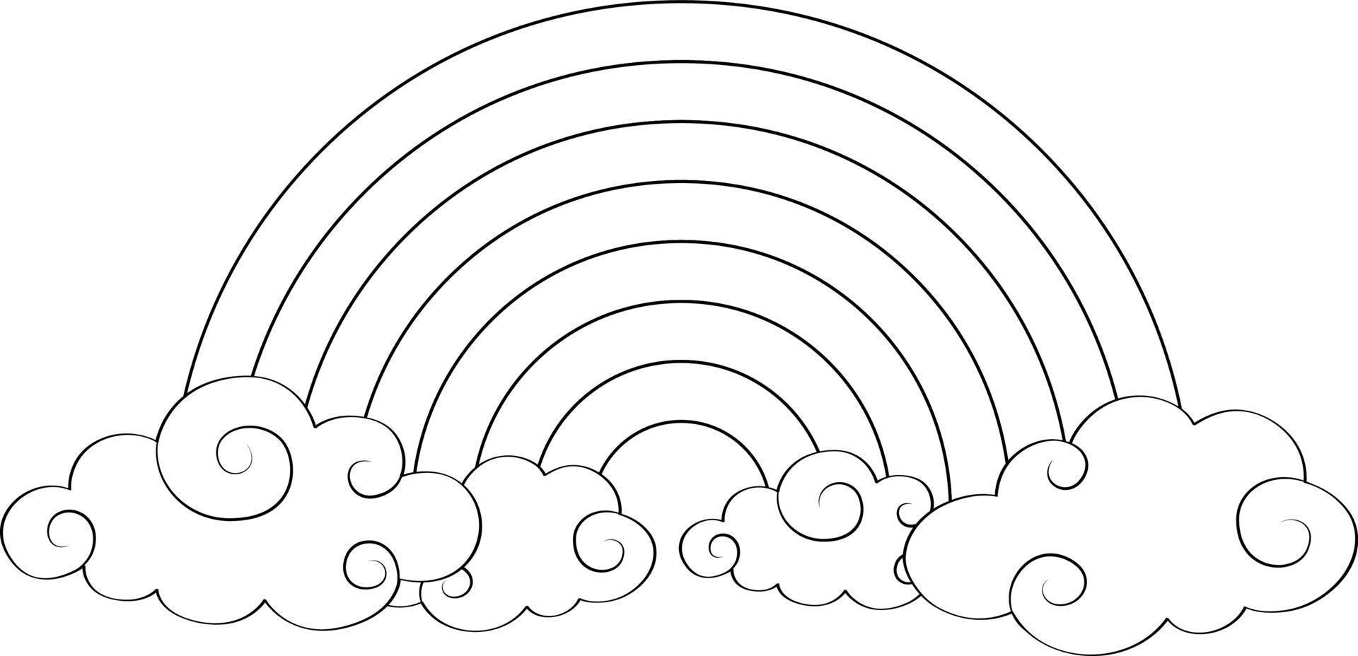 Schwarz-Weiß-Doodle-Charakter vektor