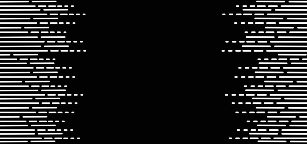 Schwarzweiss-Linien abstrakter Hintergrund vektor