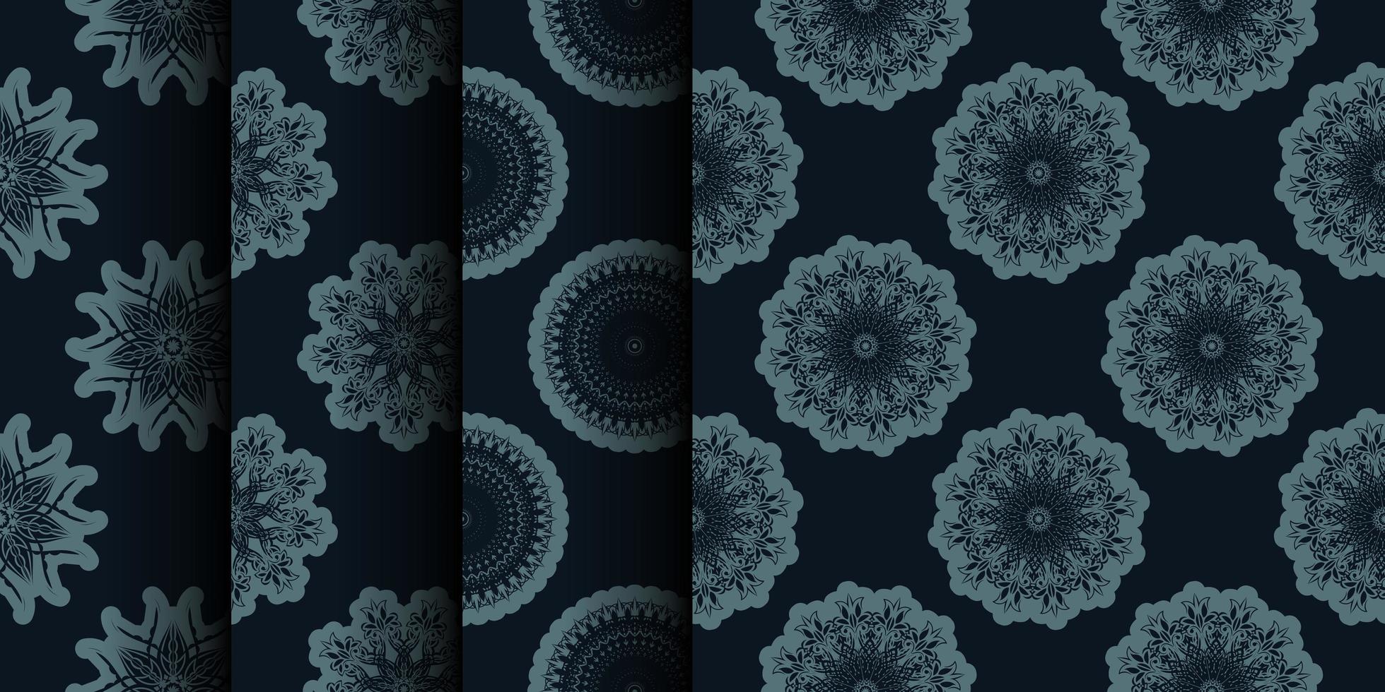 Stellen Sie nahtloses Muster von Winterschneeflocken ein. gut für Kleidung und Textilien. Vektor
