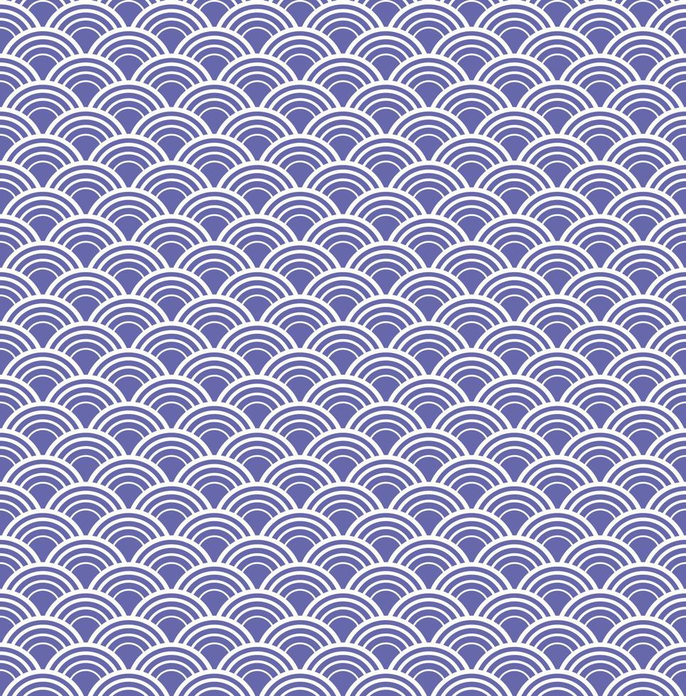 Weißer und lila Fischschuppenmuster nahtloser Hintergrund vektor
