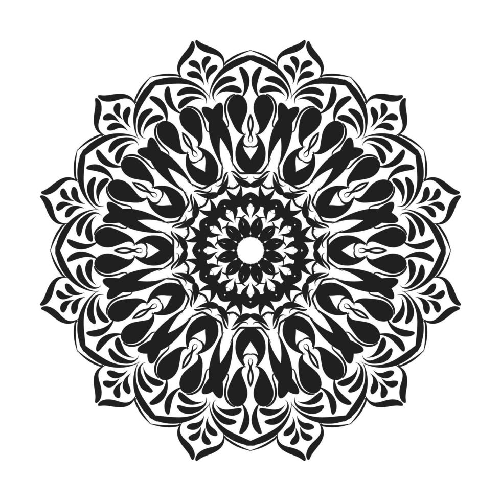 handritad mandala. dekoration i etniska orientaliska doodle prydnad. vektor