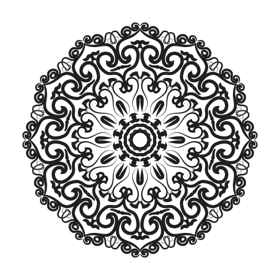 handgezeichnetes Mandala. dekoration in ethnischer orientalischer gekritzelverzierung. vektor