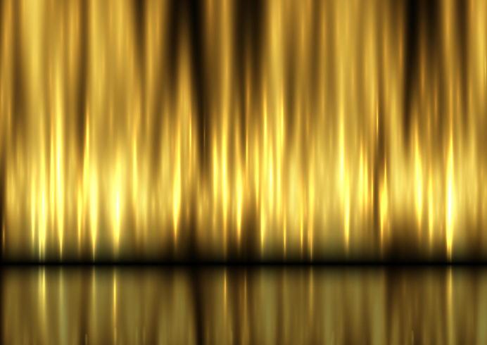 Skärmbakgrund med gyllene gardindesign vektor