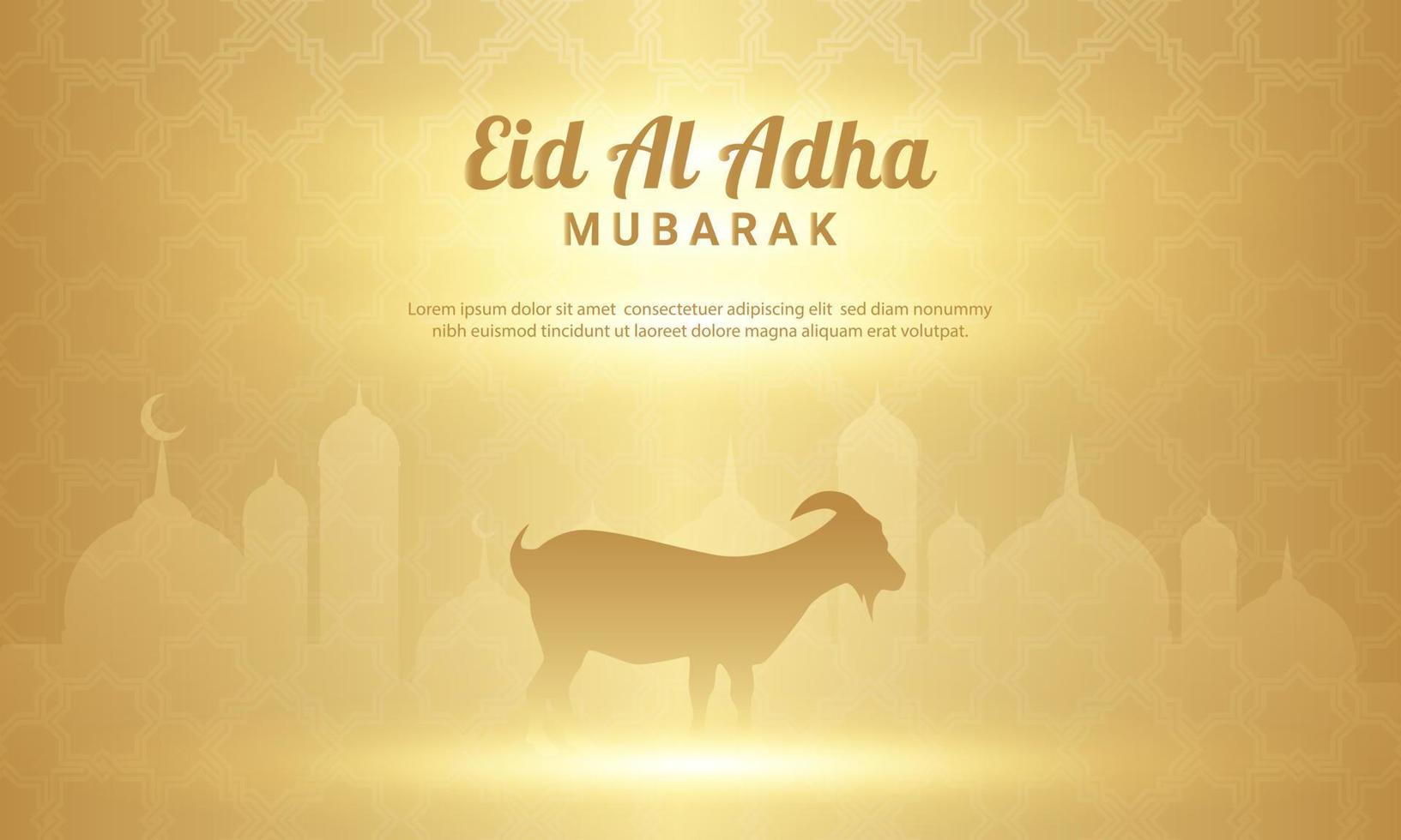 eid al adha hintergrund. geeignet für Grußkarten, Tapeten und andere. vektor