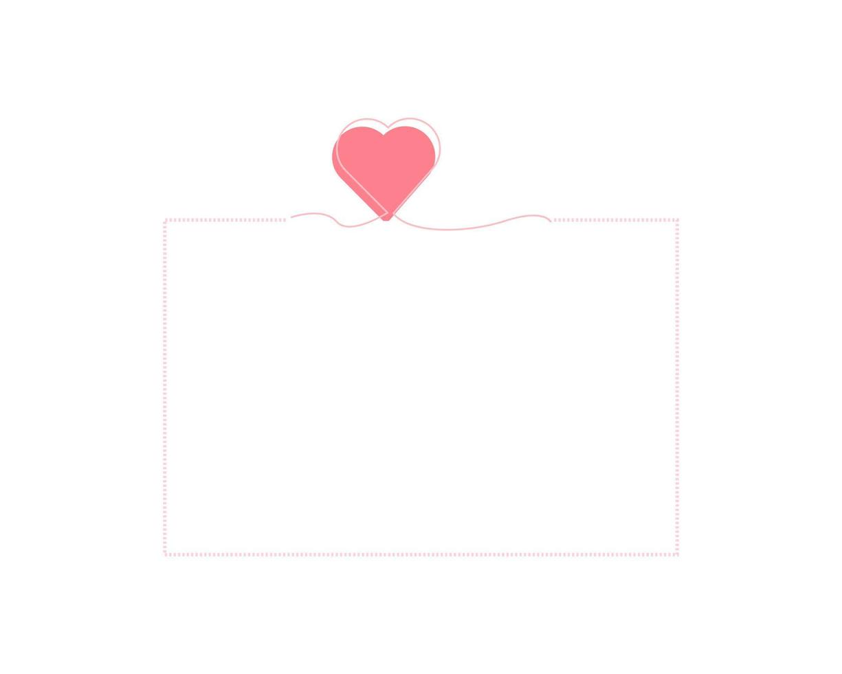 Valentinstagskarte im Stil von Papierherzen vektor