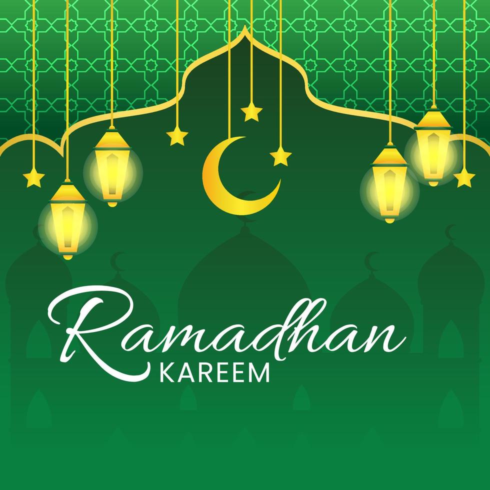 ramadan kareem bakgrund vektor