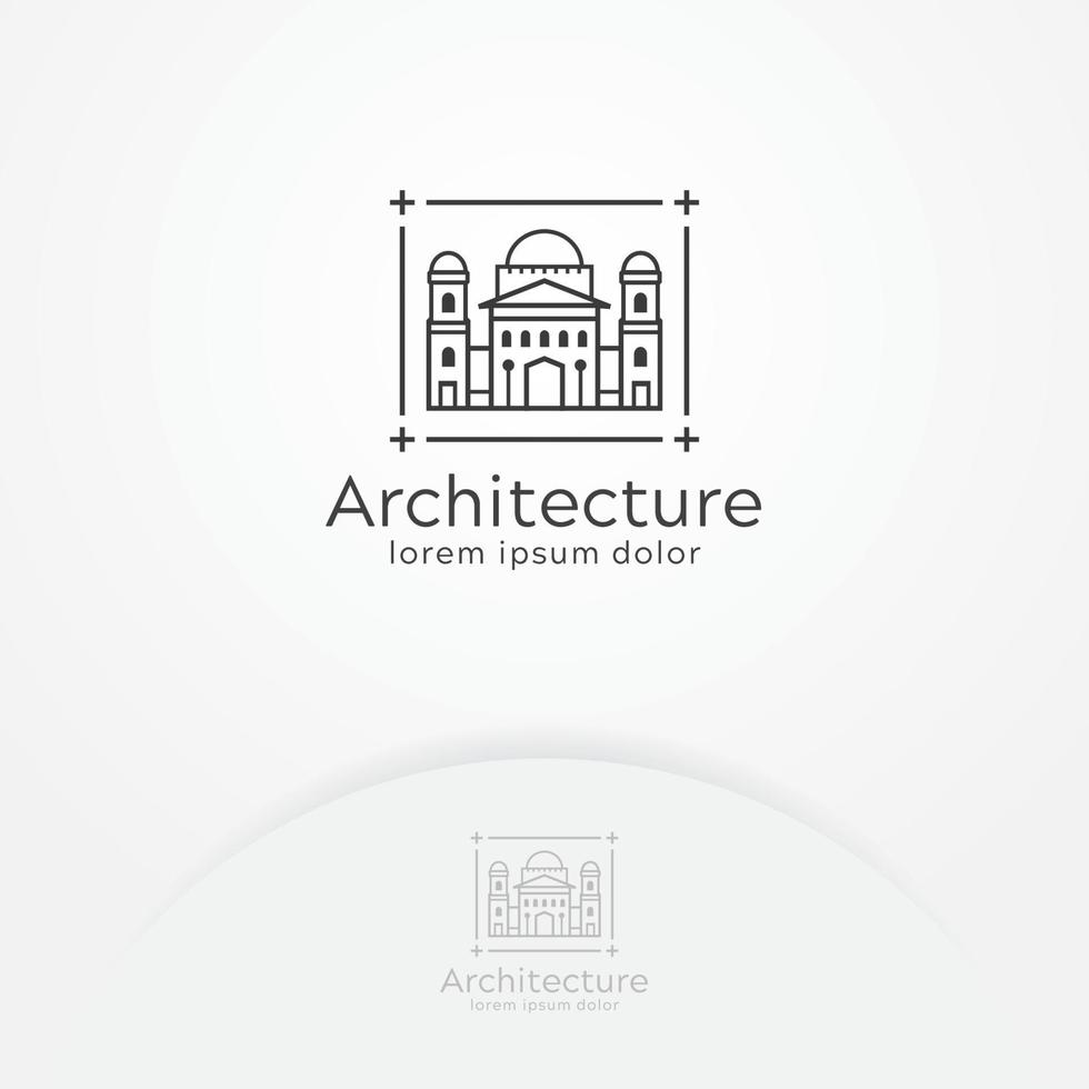 Architektur-Logo-Design vektor