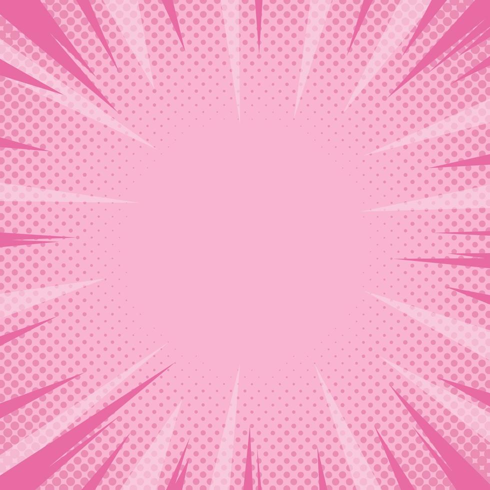 gradient halvton bakgrund. popkonst vintage vektor gradient bakgrund. popkonst retro komisk, vintage rosa bakgrund