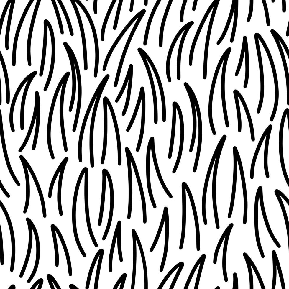 abstrakt mönster av geometriska former svart på vit bakgrund. en geometrisk våg av cirklar bakgrund. vektor abstrakt sömlösa mönster med en handritad rund spiralform gjord med en borste.