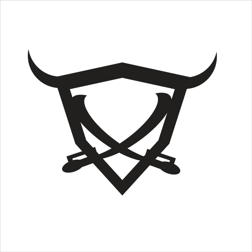einfaches und raffiniertes maskottchen-charakter-design-logo vektor