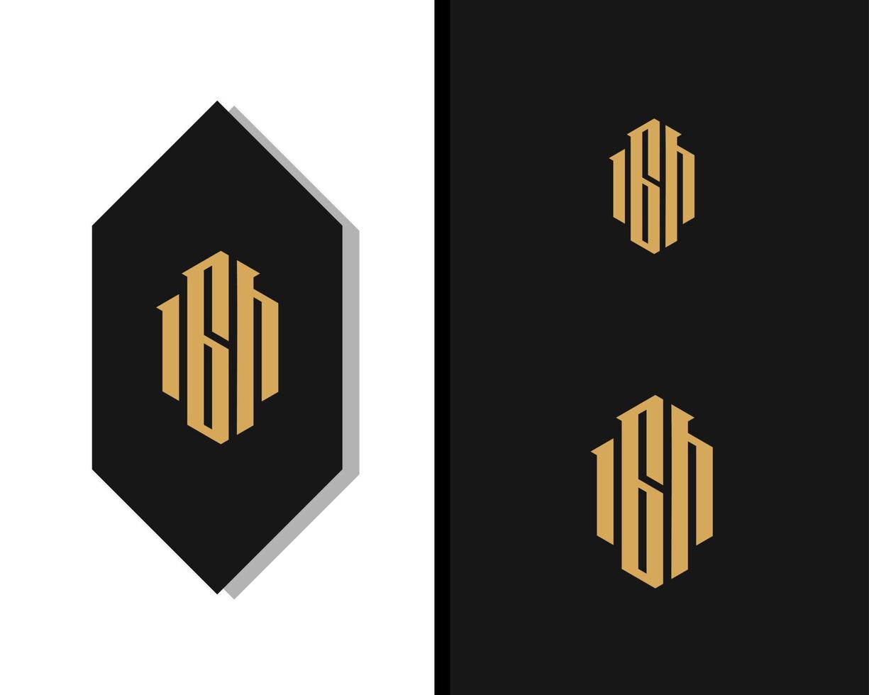 Buchstabe igh Logo-Design. kreatives minimales monochromes monogrammsymbol. universelles elegantes Vektoremblem. Premium-Business-Logo. grafisches Alphabetsymbol für Unternehmensidentität vektor