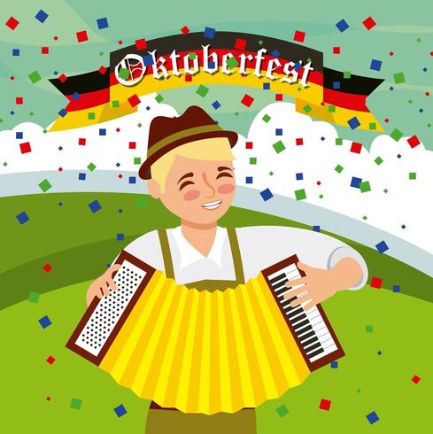 Oktoberfest firande festival vektor