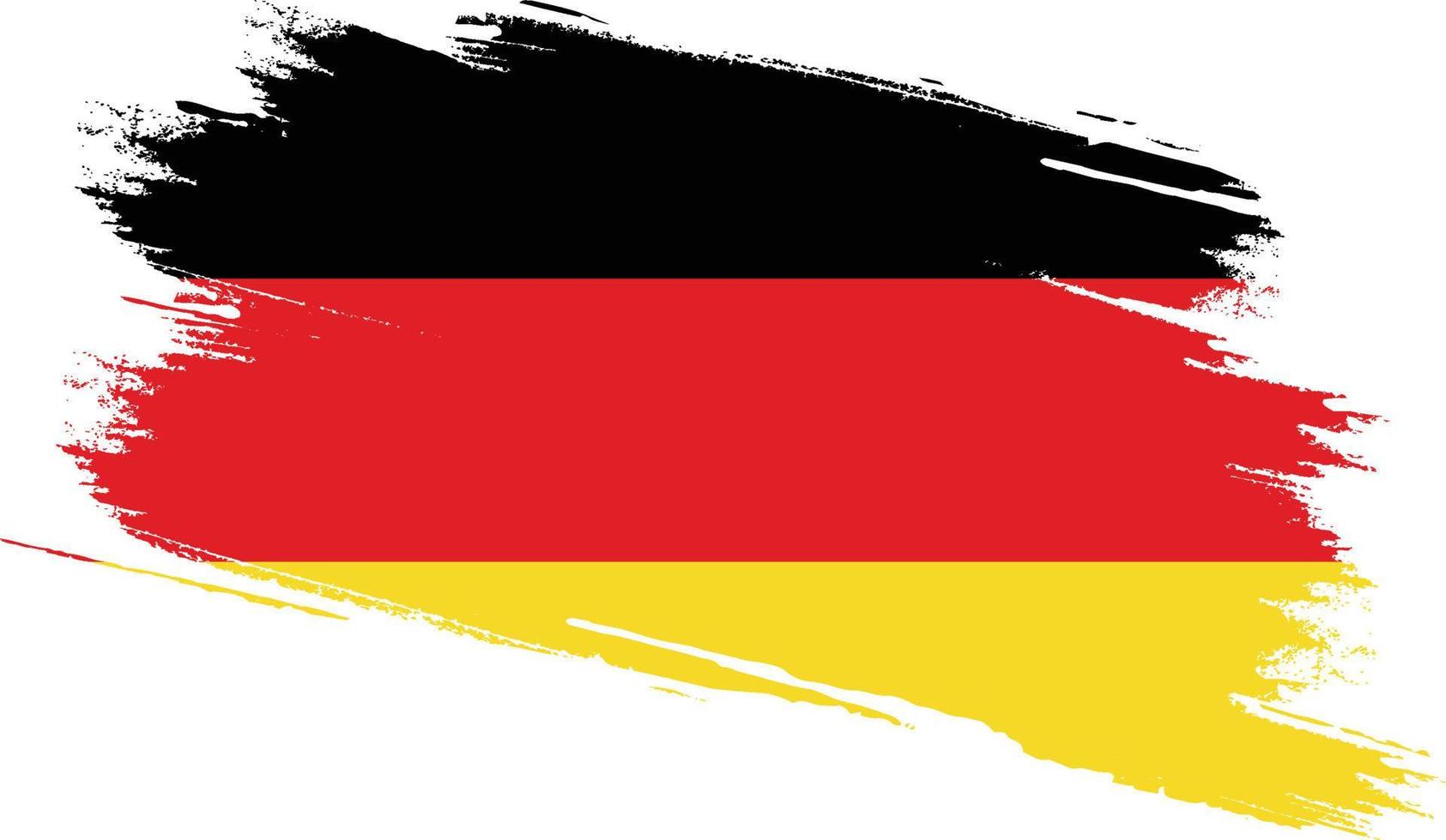 Deutschland-Flagge mit Grunge-Textur vektor