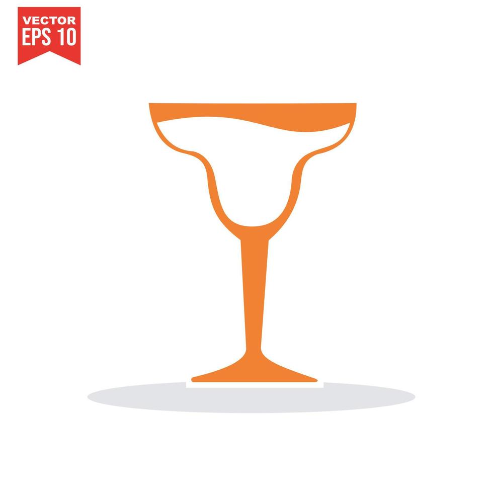 Cocktail-Symbol, Martini-Glas vektor