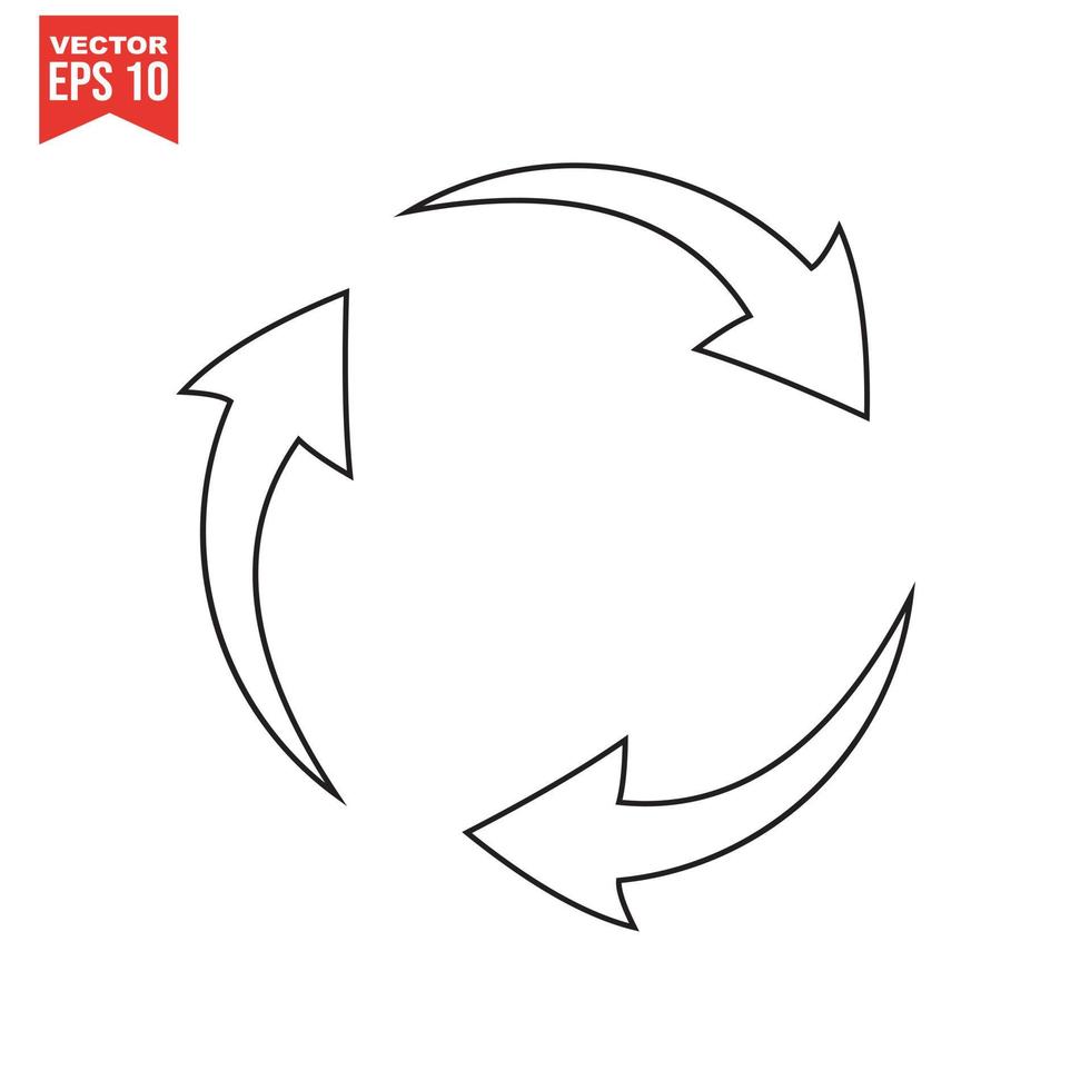 Recycling-Icon-Set, Vektor eps10.