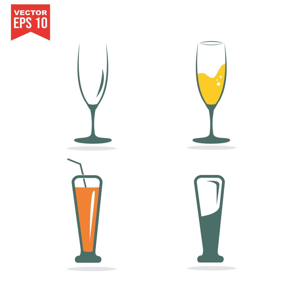 alkohol och cocktails Ikonuppsättning. samling av linjära enkla webbikoner som glas, sprit, öl, bar, champagne, whisky, vin etc. redigerbar vektorlinje. vektor