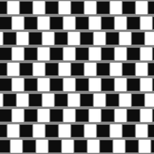 Kafévägg geometrisk optisk illusion vektor