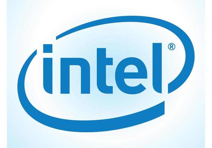 Intel-logotypen vektor