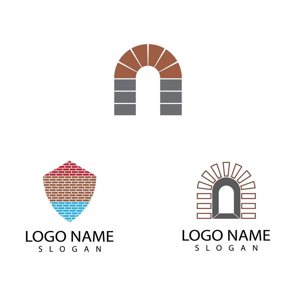 tegelbro logotyp vektor illustration design