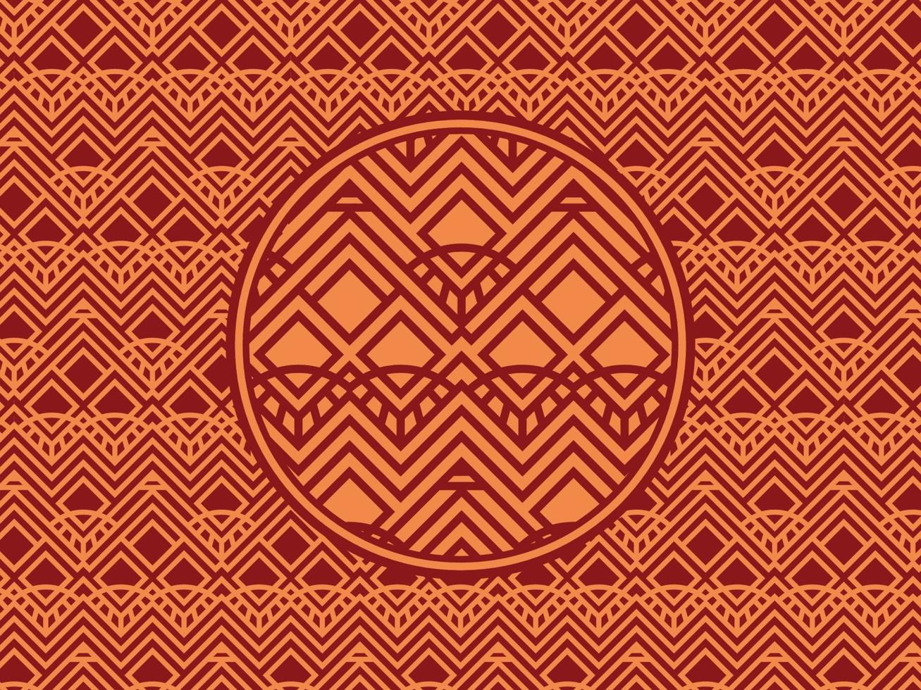 nahtloses Muster mit ethnischen Ornamenten vektor