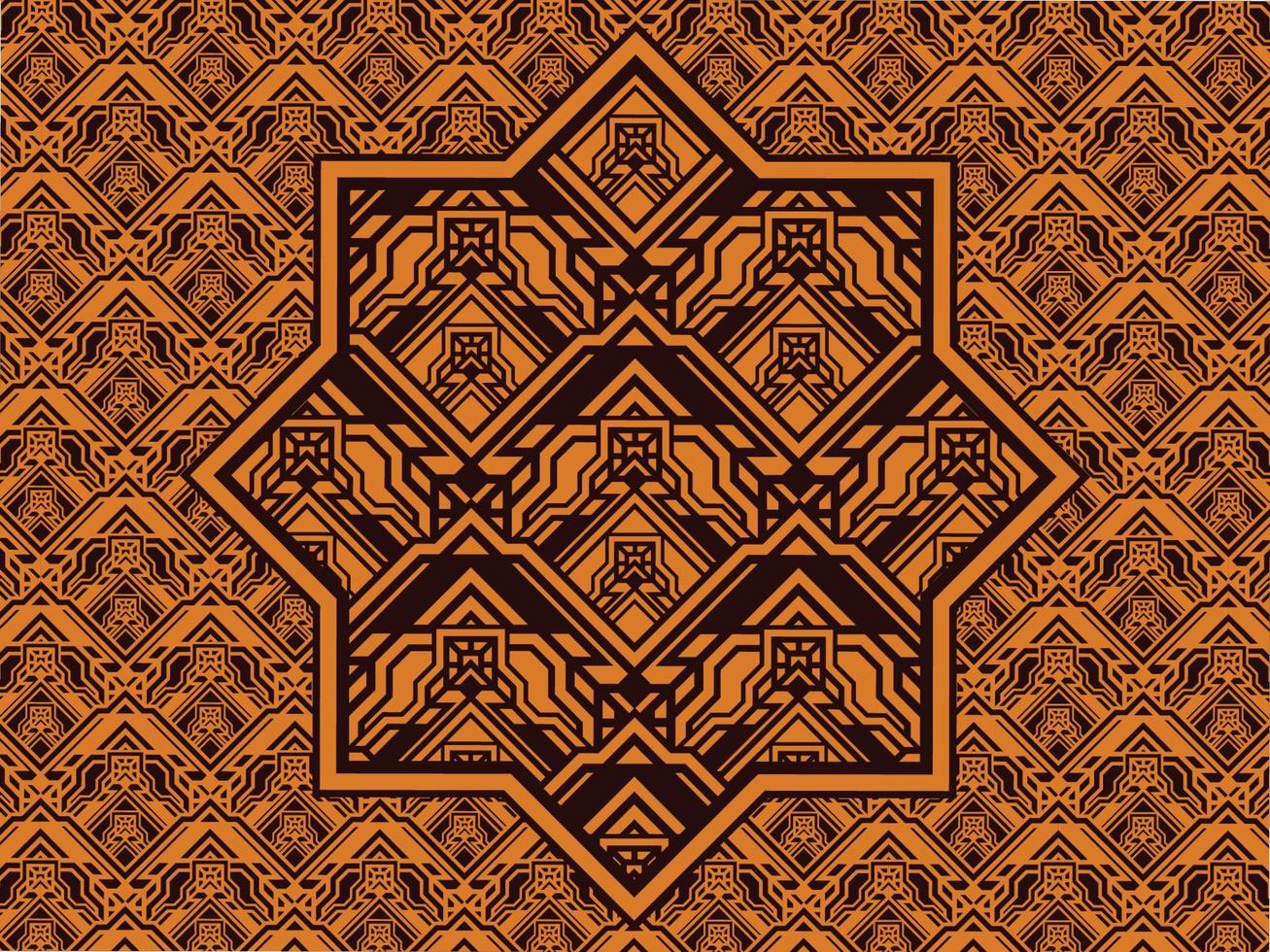 nahtloses Muster mit ethnischen Ornamenten vektor