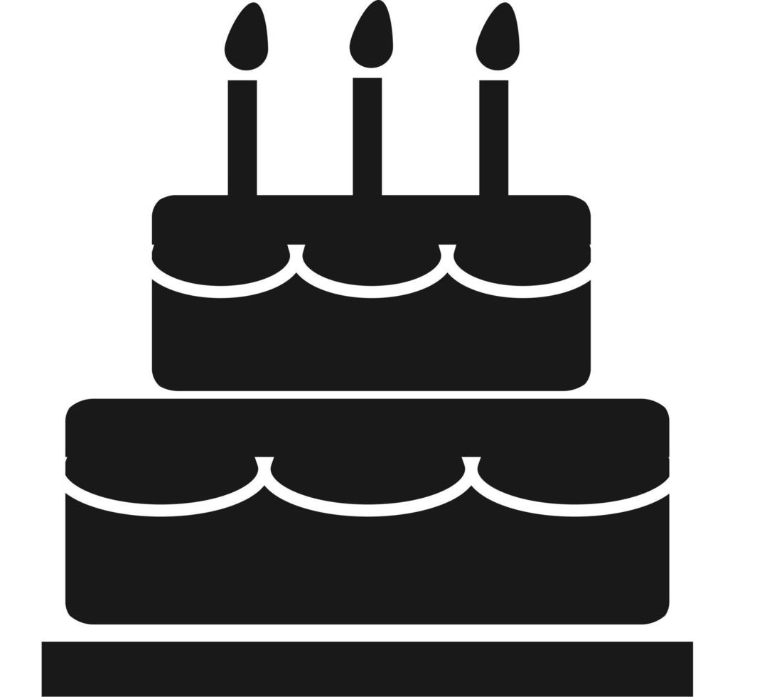 Kuchen-Symbol auf weißem Hintergrund. flacher Stil. Kuchen-Symbol. Kuchen Zeichen. vektor