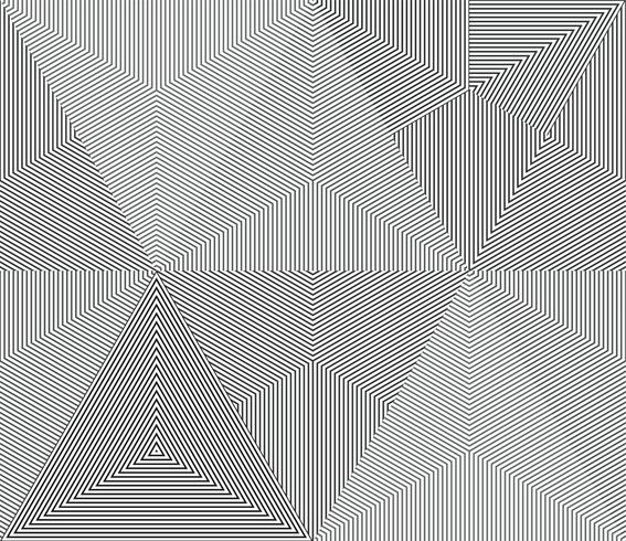 Geometrische einfarbige Linie nahtloser Hintergrund. vektor