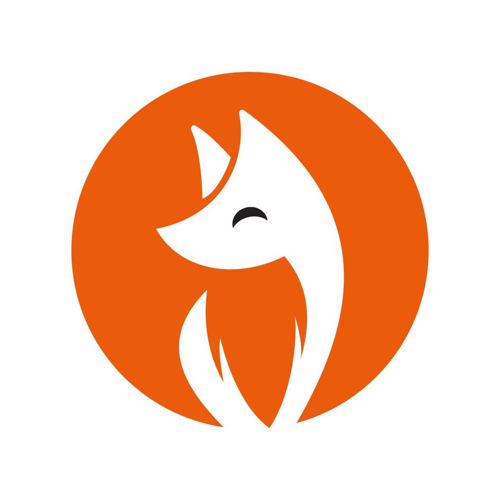 Fuchs Icon Design vektor