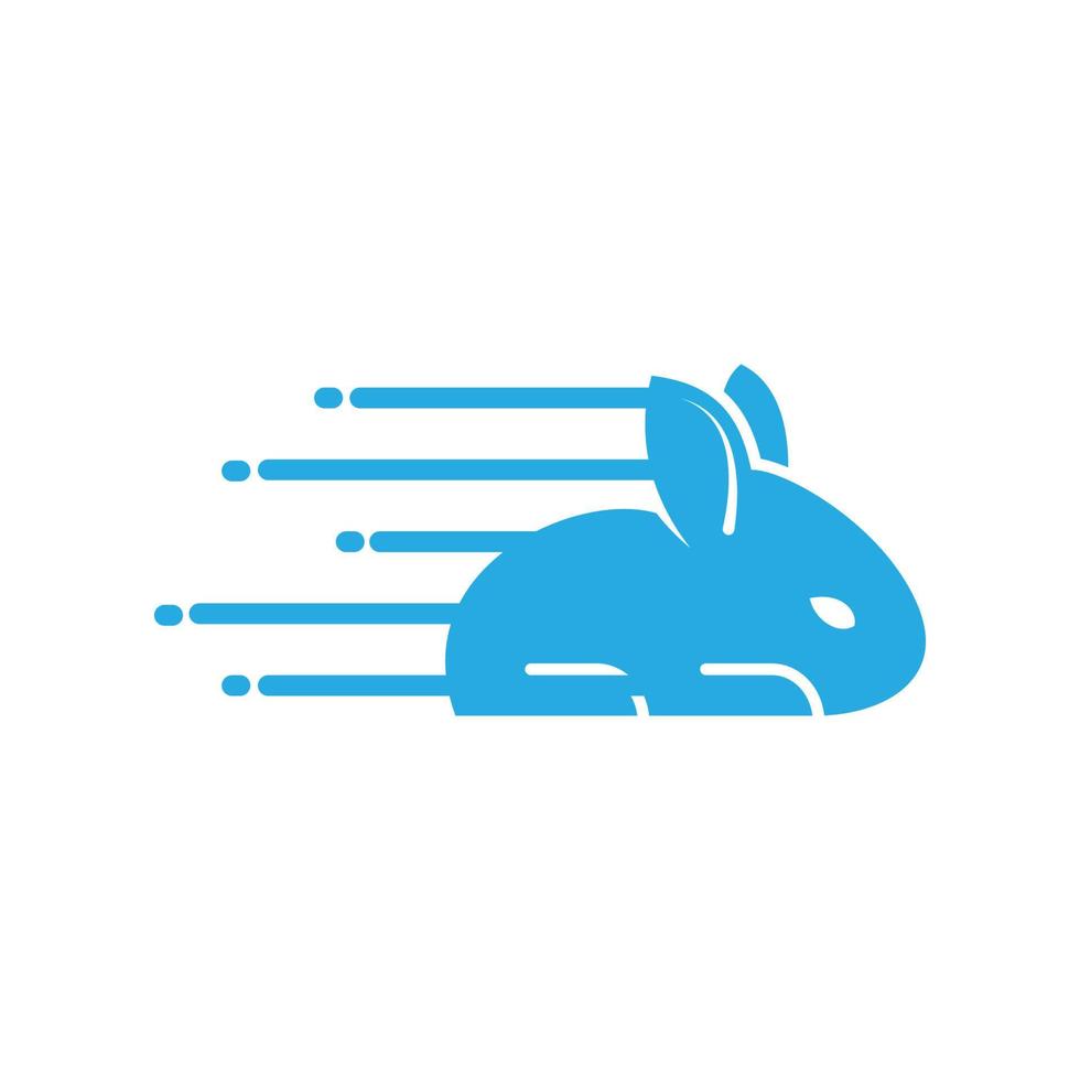 Kaninchen-Tier-Icon-Design vektor