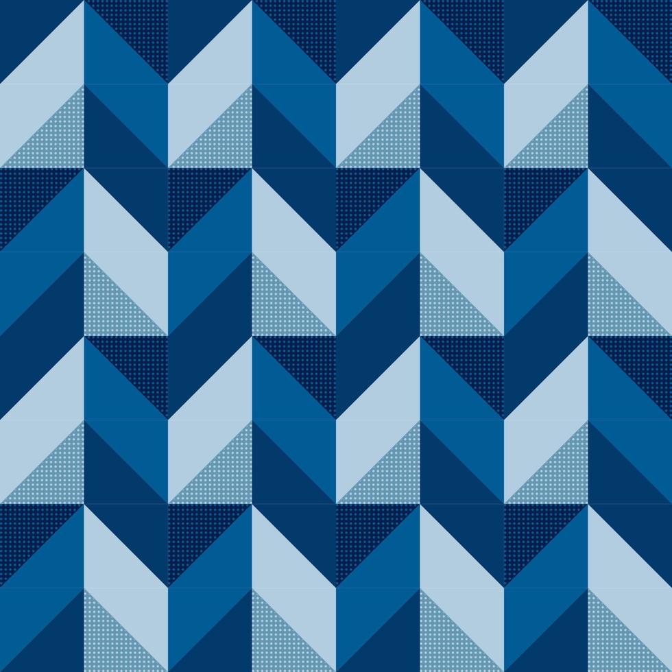 abstrakt modern 3d illusion geometriska sömlösa mönster och textur vektor bakgrund