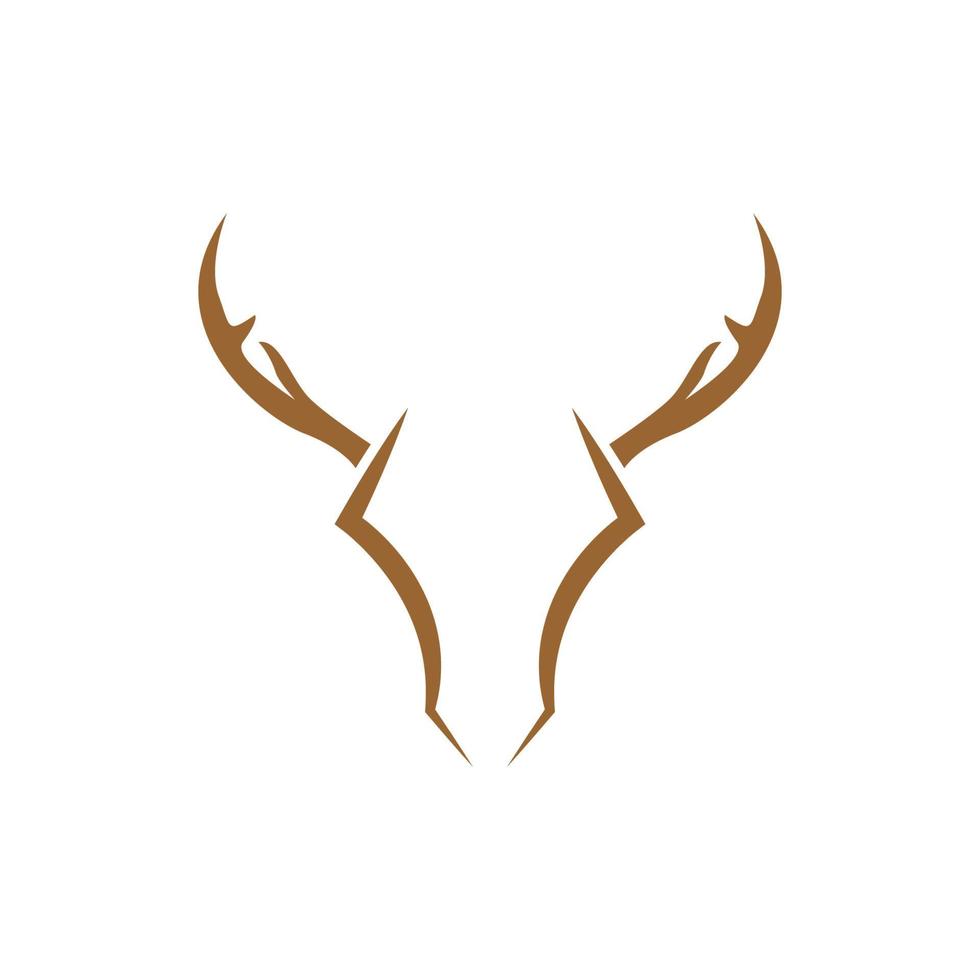 Hirsch Logo Symbol Illustration Design Vektor