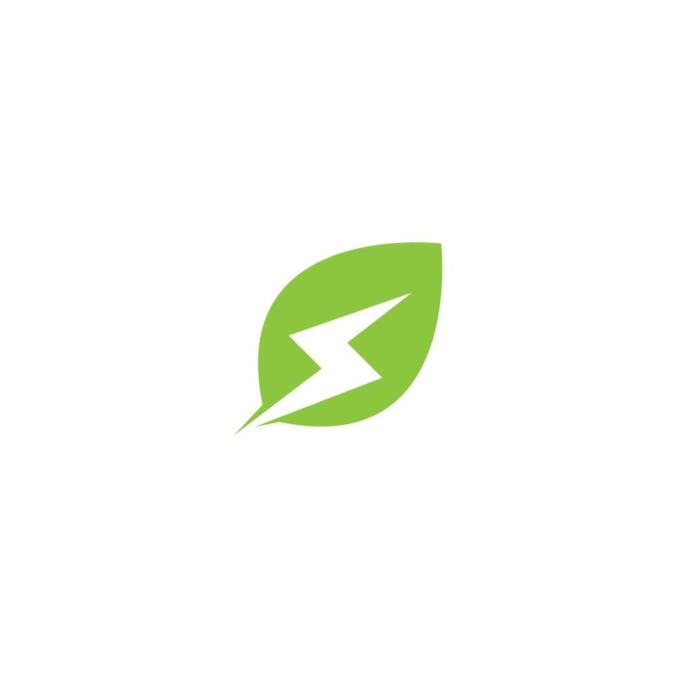 Power-Symbol Blitz-Symbol Logo-Design-Vektor vektor