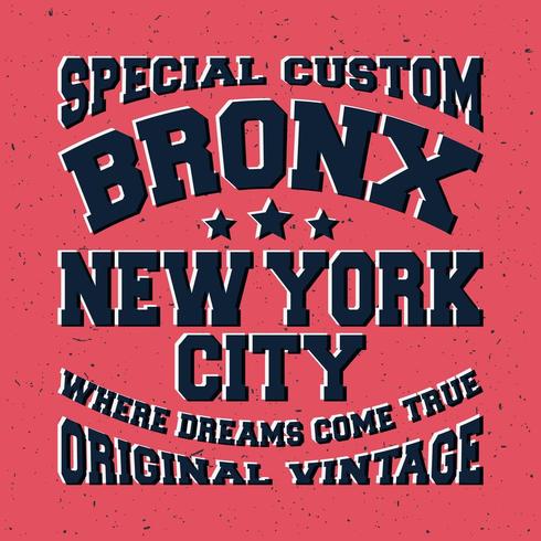 Bronx vintage stämpel vektor