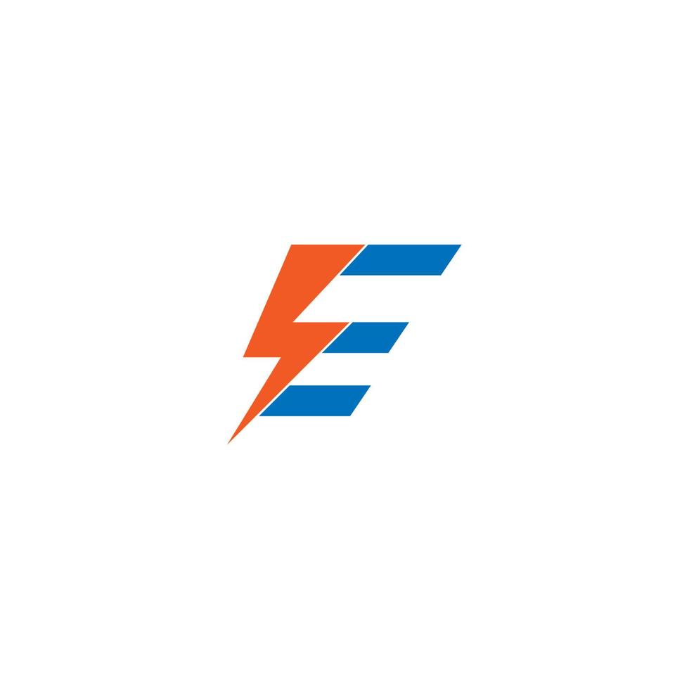 Buchstabe e-Logo-Icon-Design-Vektor-Illustration vektor