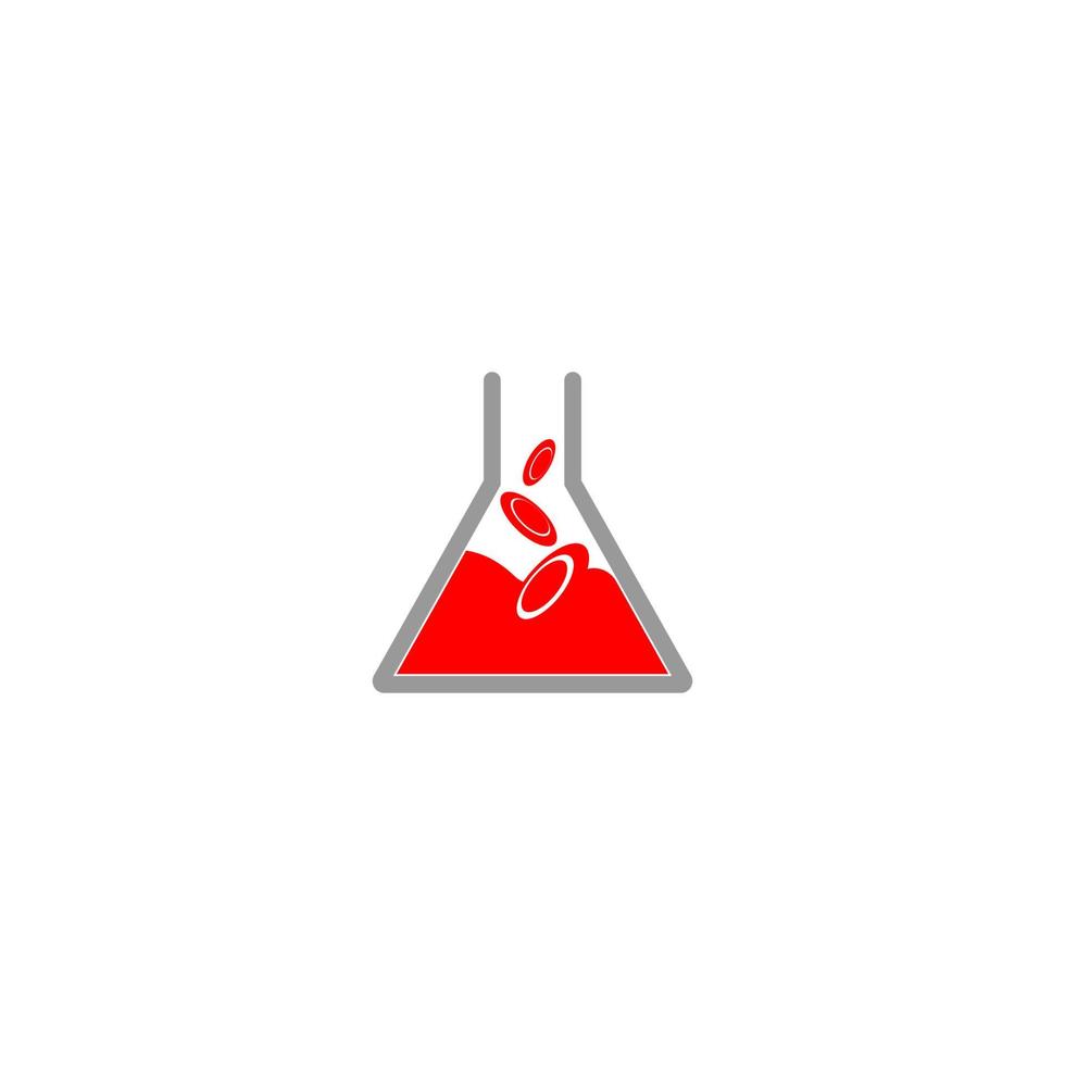 blod logotyp ikon design vektorillustration vektor