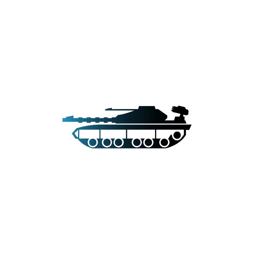 Militärpanzer, Armee-Panzer-Symbol-Logo-Design-Vorlage vektor