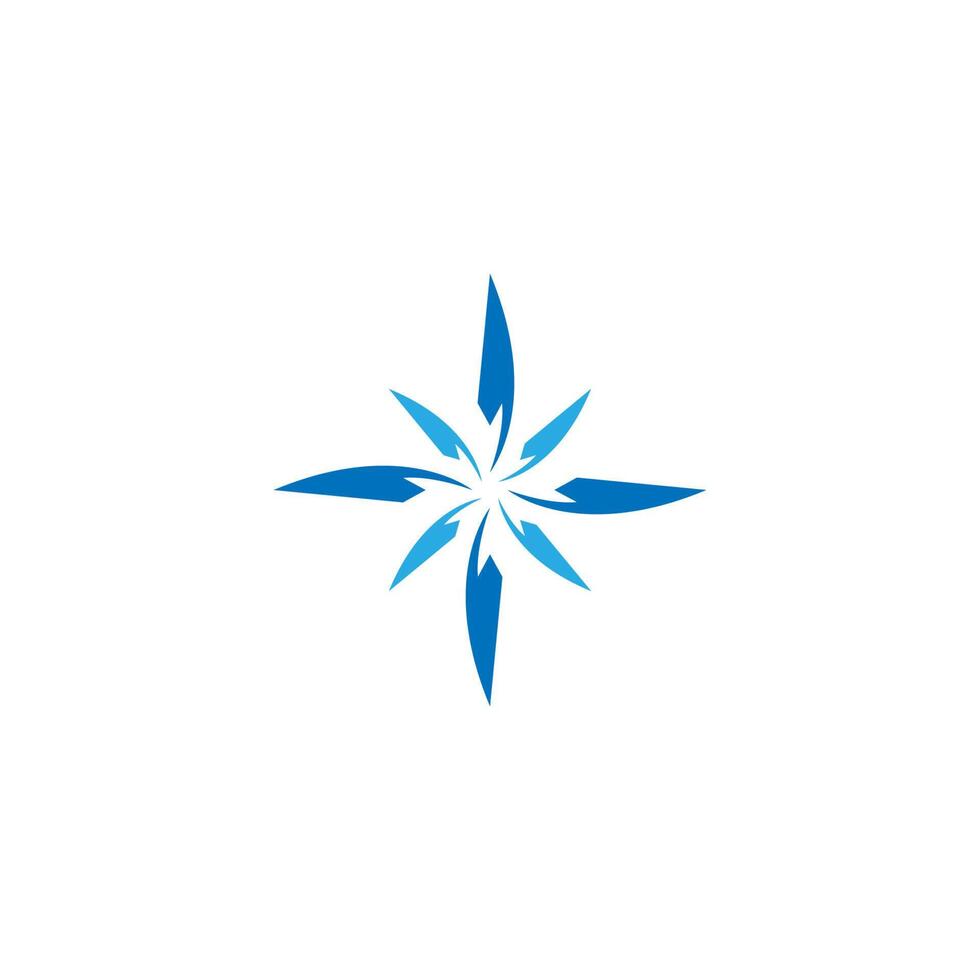 Kompass Logo Vorlage Symbol Illustration Design vektor