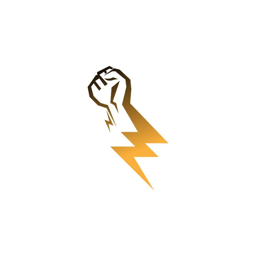 Power-Symbol Blitz-Symbol Logo-Design-Vektor vektor